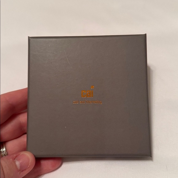 Cai simple blessing‎ disc initial necklace Gold - Picture 5 of 5